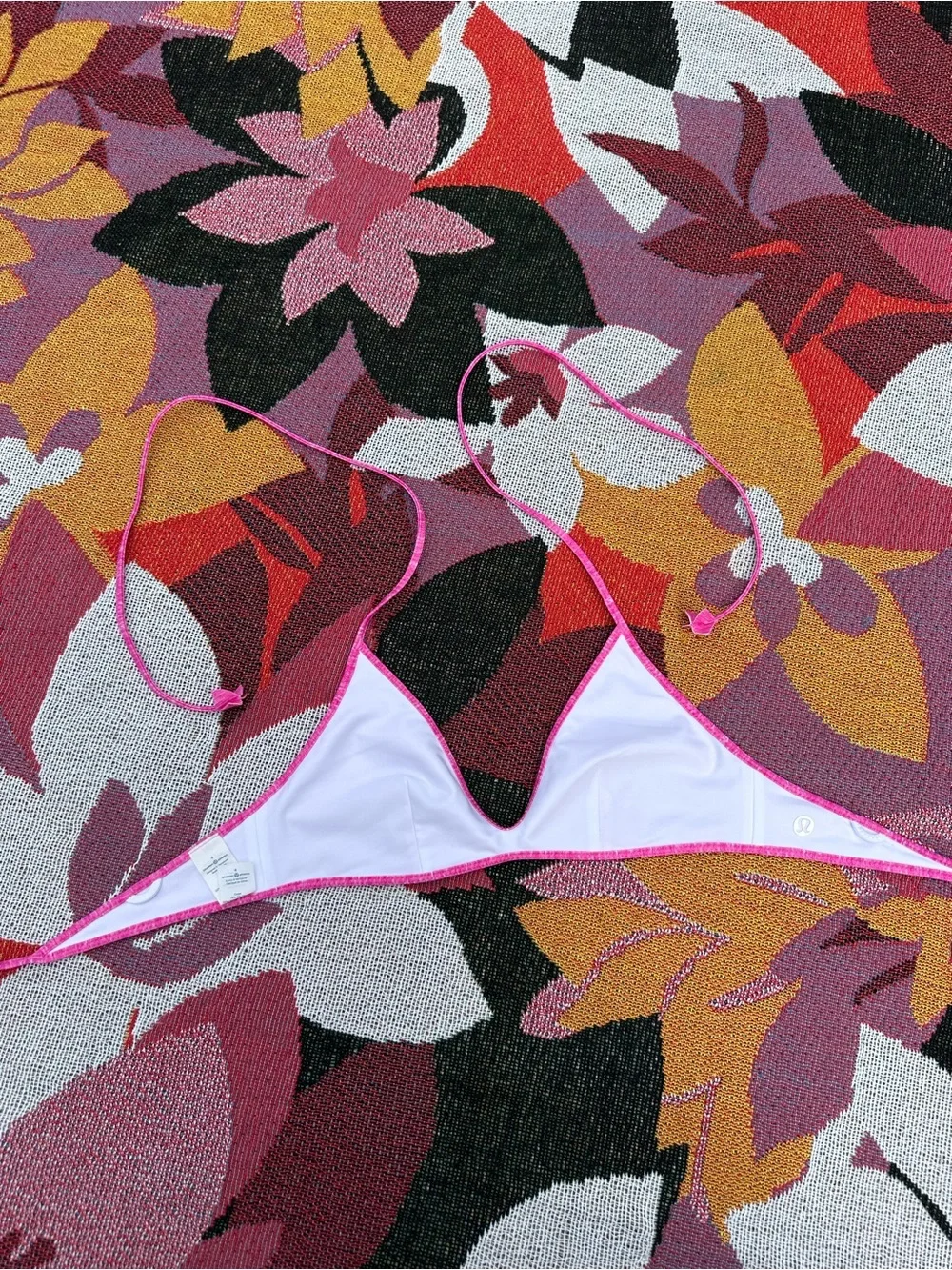 lululemon athletica Hot Pink Reversible Bikini Top